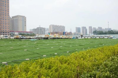 助力藍(lán)天保衛(wèi)戰(zhàn)!東勝棉五改造項(xiàng)目打造石家莊首個(gè)“花園式工地”